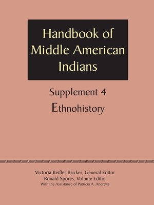 cover image of Supplement to the Handbook of Middle American Indians, Volume 4